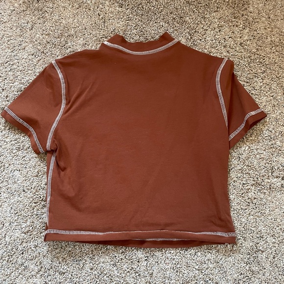 Brown Crop Top - Picture 2 of 3
